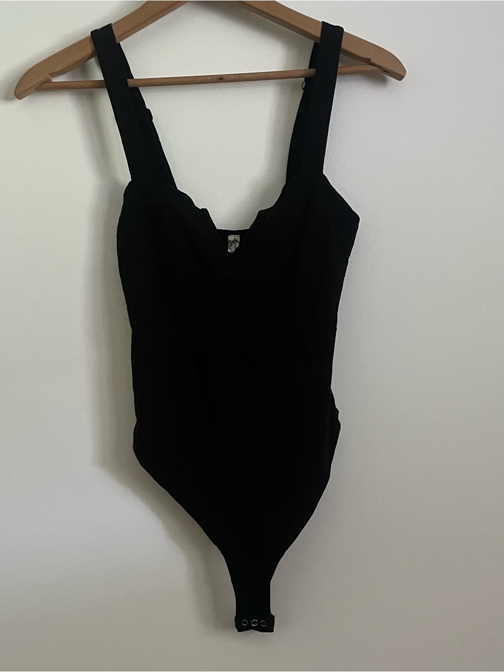 Free People Intimately Black Bodysuit